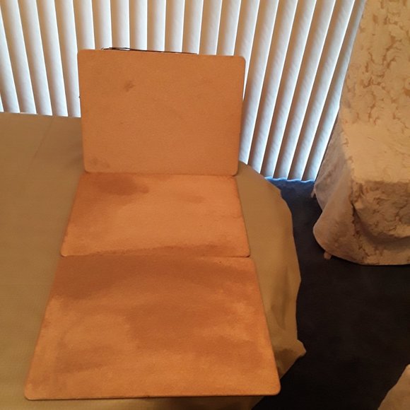 Set of 3 Floral Cork Table Mats Clover Leaf Elizabeth Rice Design UK 15x11.5 - Picture 8 of 9